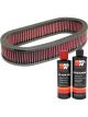 K&N Air Filter E-3672 + Recharge Kit