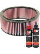 K&N Air Filter E-3679 + Recharge Kit