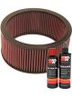 K&N Air Filter E-3680 + Recharge Kit