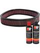 K&N Air Filter E-3735 + Recharge Kit