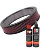 K&N Air Filter E-3743 + Recharge Kit