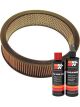 K&N Air Filter E-3745 + Recharge Kit