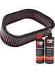 K&N Air Filter E-3982 + Recharge Kit