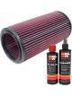 K&N Air Filter E-9235 + Recharge Kit