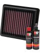 K&N Air Filter HA-0502 + Recharge Kit