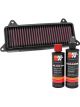 K&N Air Filter HA-1010 + Recharge Kit