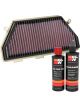 K&N Air Filter HA-1017 + Recharge Kit