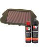 K&N Air Filter HA-1197 + Recharge Kit