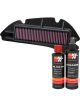 K&N Air Filter HA-1510 + Recharge Kit