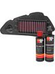 K&N Air Filter HA-1513 + Recharge Kit