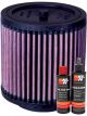 K&N Air Filter HA-5000 + Recharge Kit