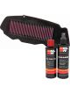 K&N Air Filter HA-6002 + Recharge Kit