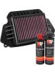 K&N Air Filter HA-6414 + Recharge Kit