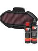 K&N Air Filter HA-7012 + Recharge Kit