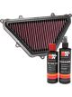 K&N Air Filter HA-7417 + Recharge Kit