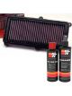 K&N Air Filter HA-7598 + Recharge Kit