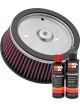 K&N Air Filter HD-0800 + Recharge Kit