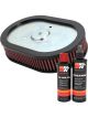 K&N Air Filter HD-0910 + Recharge Kit