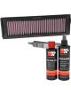 K&N Air Filter KA-1004 + Recharge Kit