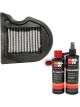 K&N Air Filter KA-1102 + Recharge Kit