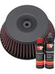 K&N Air Filter KA-1287 + Recharge Kit