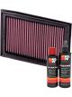 K&N Air Filter KA-2508 + Recharge Kit