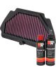 K&N Air Filter KA-6009R + Recharge Kit