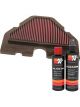 K&N Air Filter KA-6093 + Recharge Kit