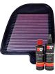 K&N Air Filter KA-6502 + Recharge Kit