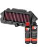 K&N Air Filter KA-6512 + Recharge Kit