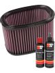 K&N Air Filter KA-7408 + Recharge Kit