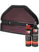 K&N Air Filter KA-7596 + Recharge Kit