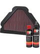 K&N Air Filter KA-9098 + Recharge Kit