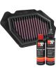 K&N Air Filter KA-9915 + Recharge Kit