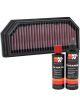 K&N Air Filter KT-1320 + Recharge Kit