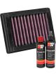 K&N Air Filter MG-0001 + Recharge Kit