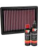 K&N Air Filter MG-8506 + Recharge Kit