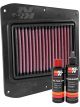 K&N Air Filter PL-1115 + Recharge Kit