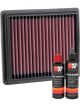 K&N Air Filter PL-1219 + Recharge Kit