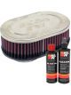 K&N Air Filter RC-2370 + Recharge Kit