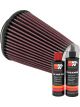 K&N Air Filter RC-3680 + Recharge Kit