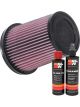 K&N Air Filter RF-5289 + Recharge Kit