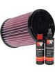 K&N Air Filter RO-4118 + Recharge Kit