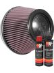 K&N Air Filter RP-2960 + Recharge Kit