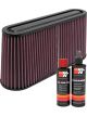 K&N Air Filter RP-5105 + Recharge Kit
