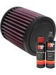 K&N Air Filter RU-0500 + Recharge Kit