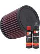 K&N Air Filter RU-0910 + Recharge Kit