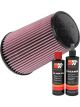 K&N Air Filter RU-1008 + Recharge Kit