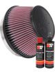 K&N Air Filter RU-1009 + Recharge Kit