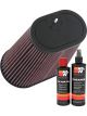 K&N Air Filter RU-1012 + Recharge Kit